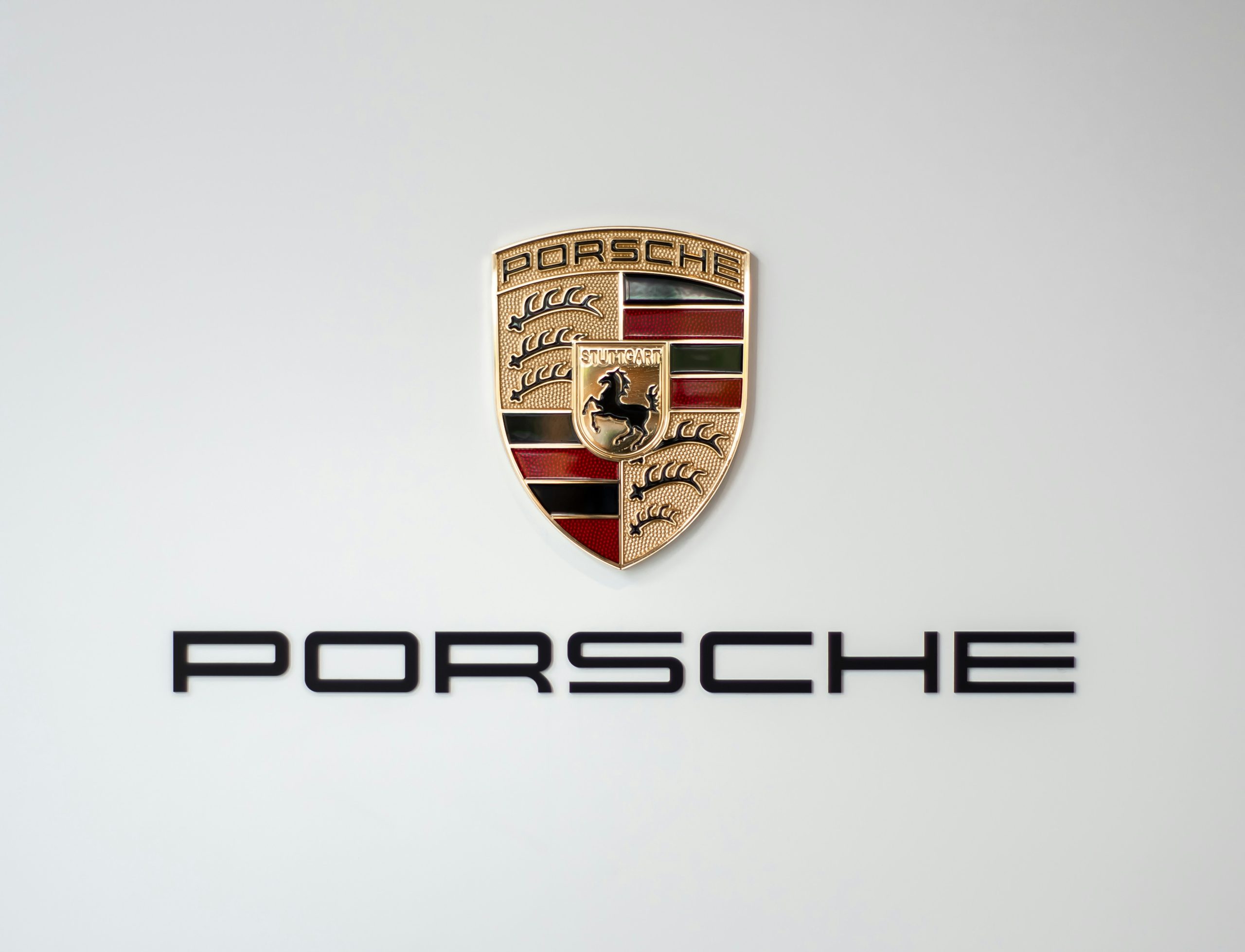 logo porsche 3D