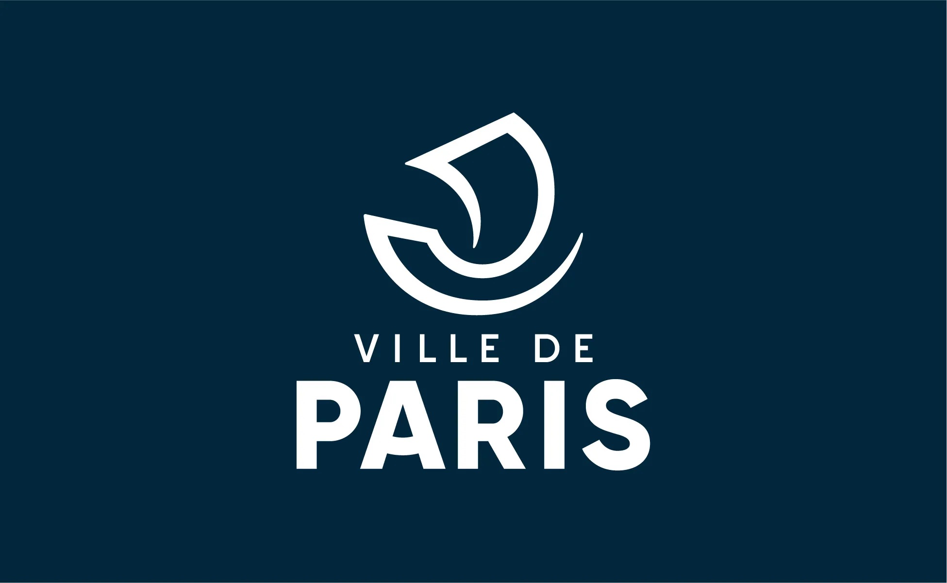 Logo de la mairie de Paris avec la nef et le texte ville de Paris